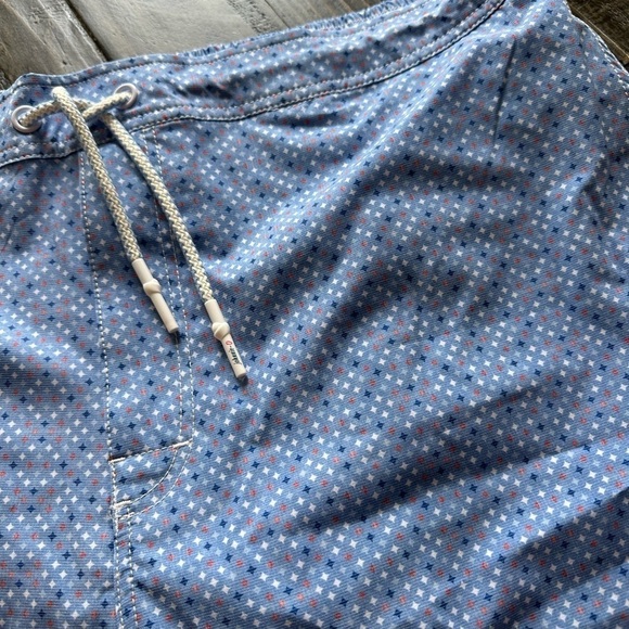 Johnnie-O's Swim Trunk blue red NWT size XXL - Picture 3 of 8